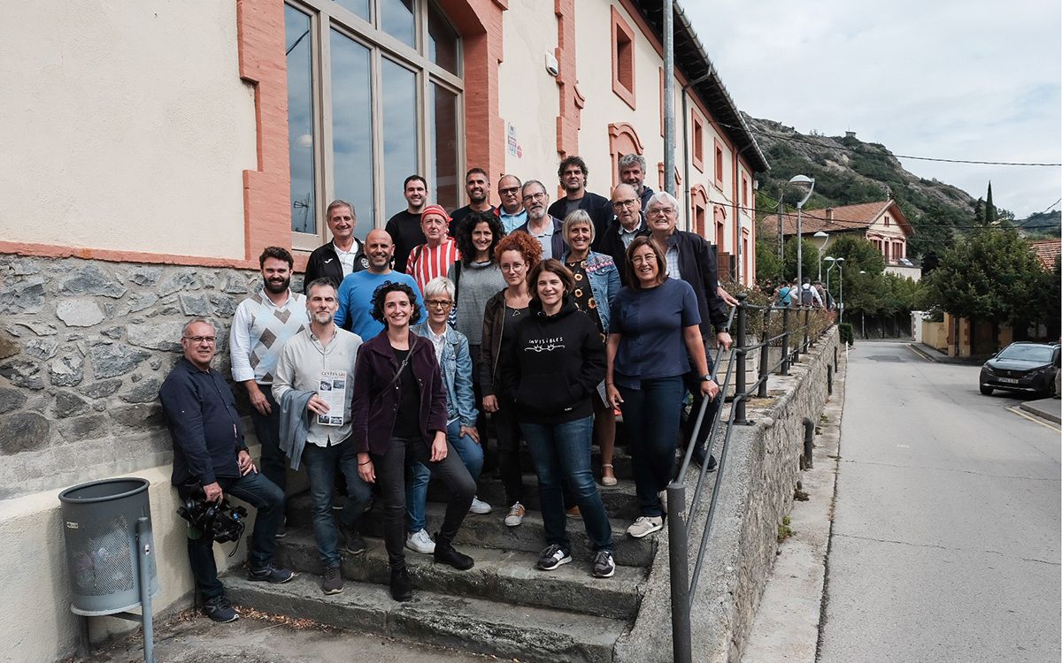 Presentació del centenari del Teatre Casino i del camp de futbol de la colònia de Borgonyà.