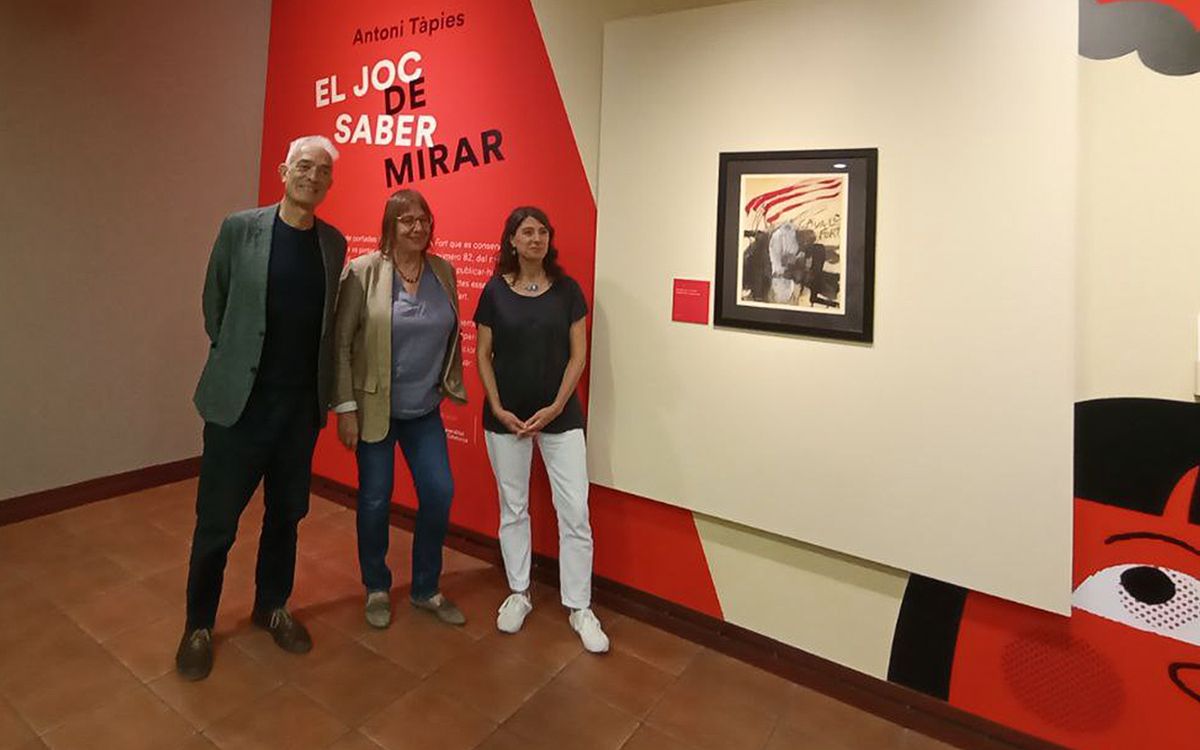 Presentació del nou espai cultural de MEV i el cicle 'Saber mirar com Tàpies'.