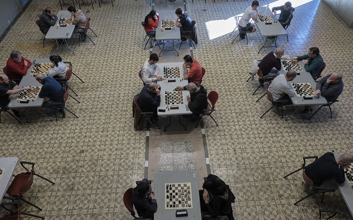 Campionat d'escacs, en la celebració del centenari del Teatre Casino de Borgonyà.