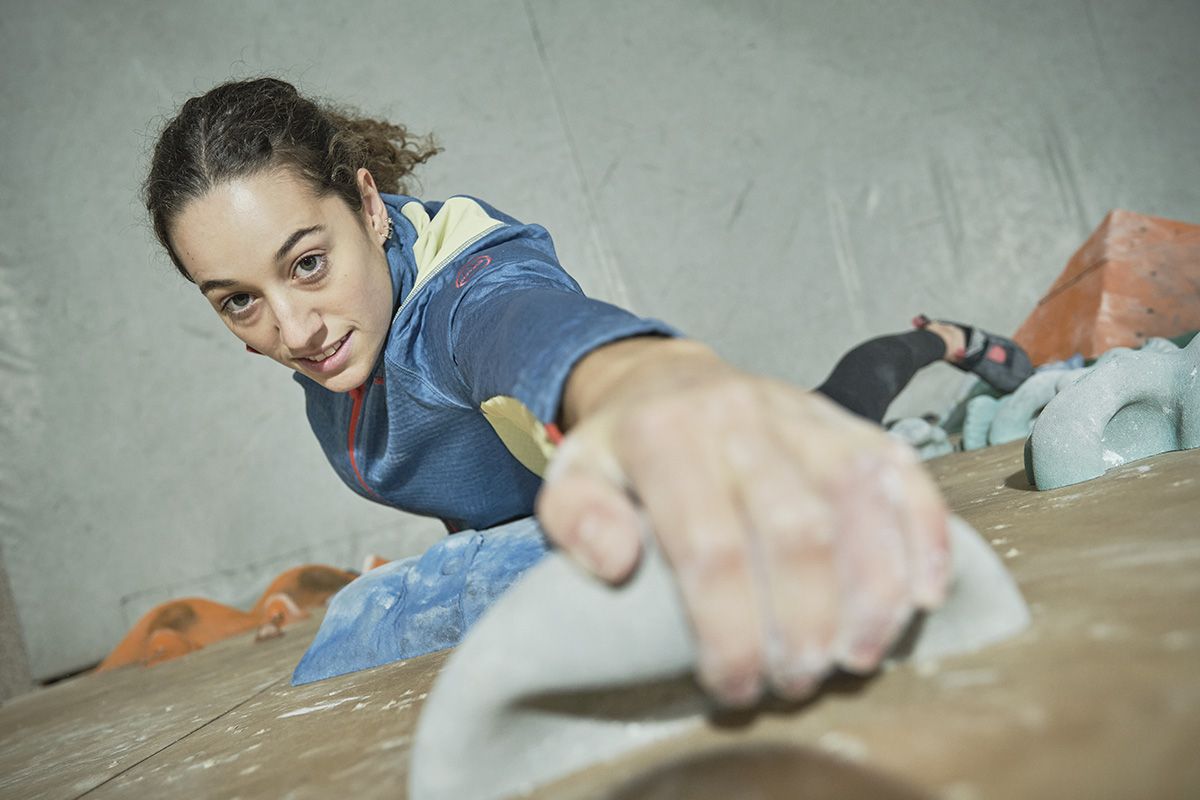 Aida Torres, la jove escaladora de Torelló