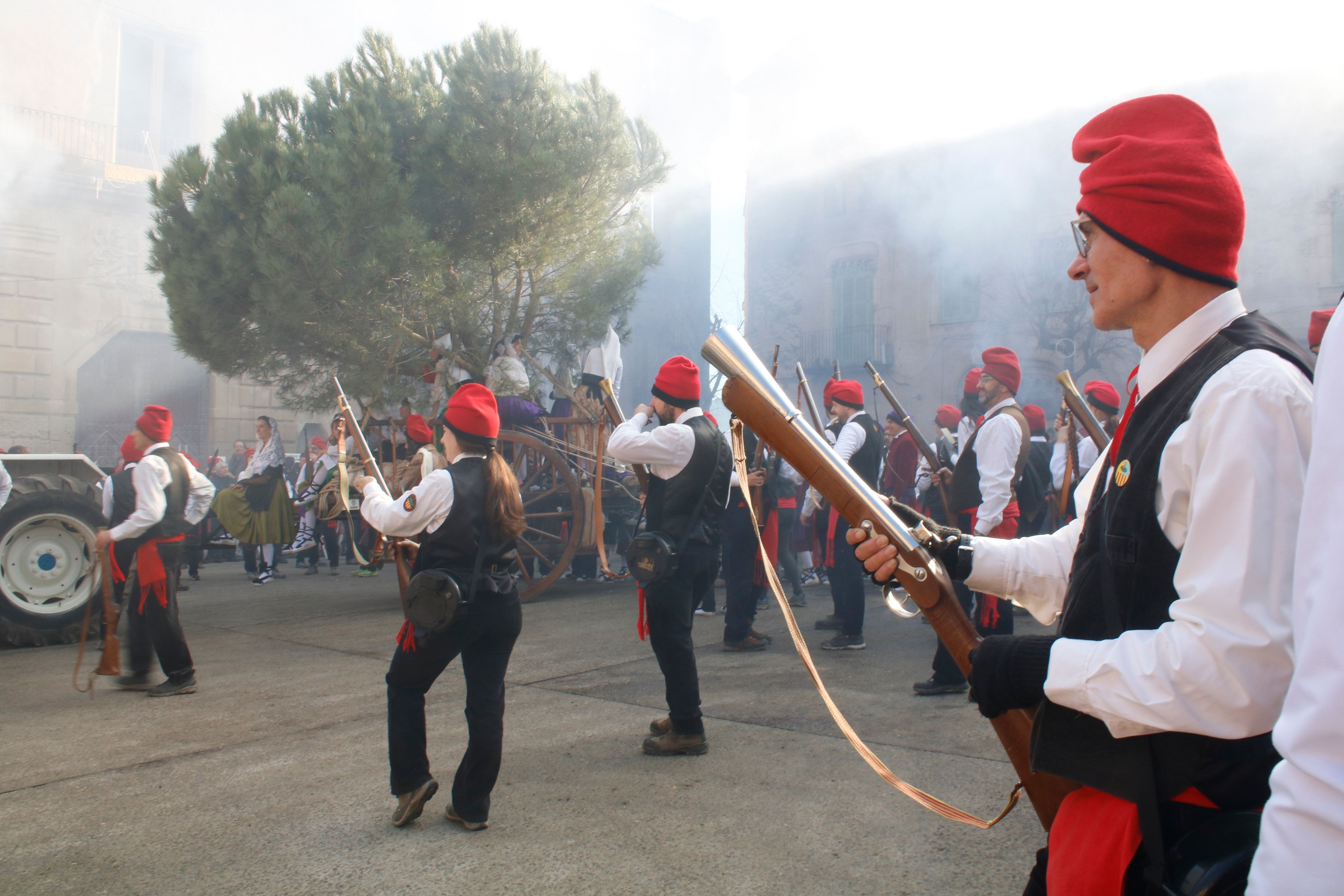 Imatge de la Festa del Pi de Centelles aquest matí