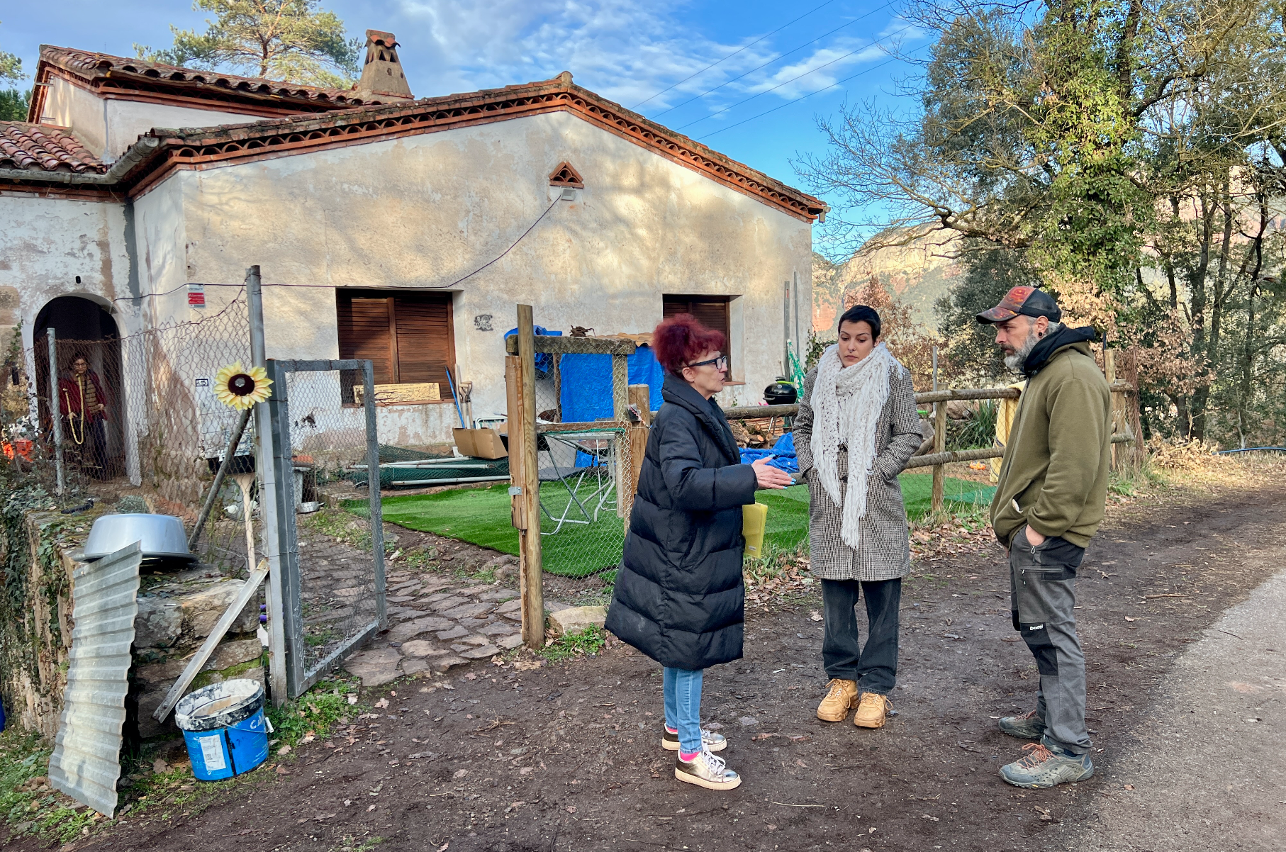 Imatge dels veïns a Sant Romà