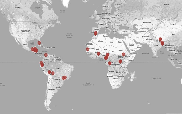 El mapa virtual situa i explica els projectes impulsats des del Servei de Cooperació del Consell Comarcal d'Osona.