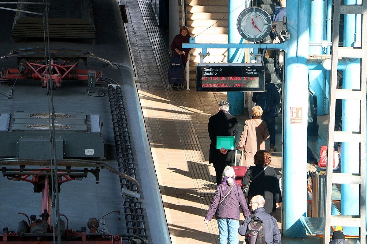L'estació de Renfe a Vic
