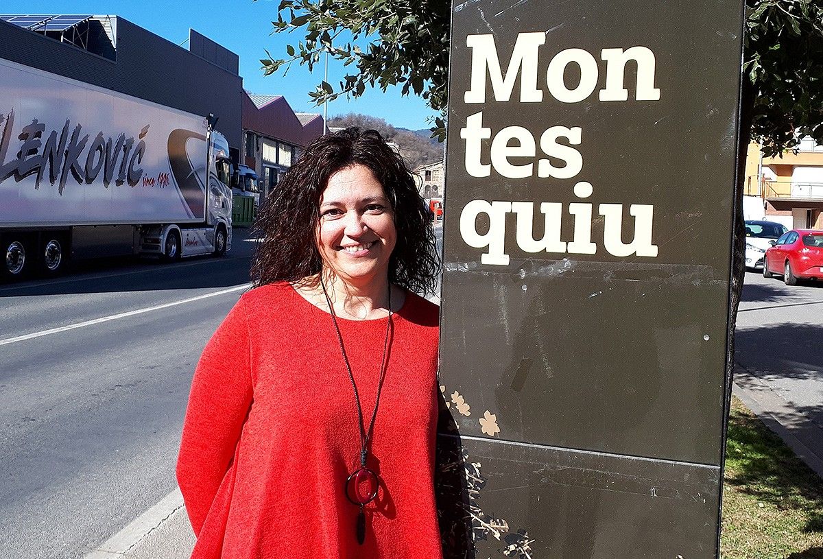 Sònia Muñoz, cap de llista d'ERC a Montesquiu per aquest 2019.