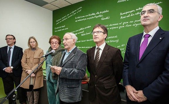 Josep Maria Vila d'Abadal, Neus Munté, Núria Casamitjana, Marià Vilaró, Xavier Farrés i Juli Gendrau.
