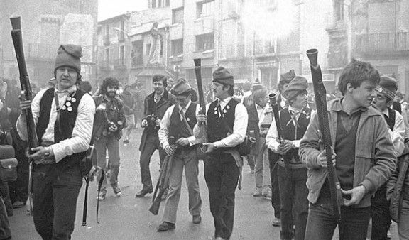 El trabucaires de la Festa del Pi, l'any 1981