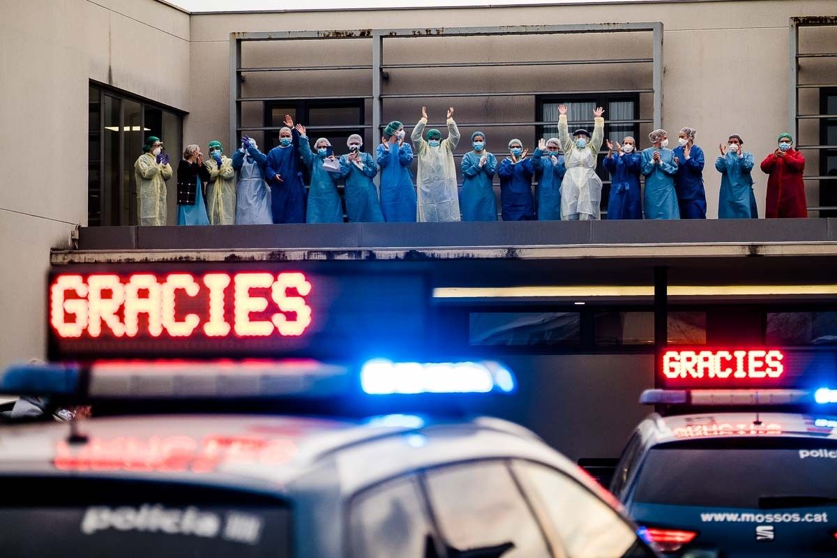  Homenatge als sanitaris de l'Hospital de Manlleu