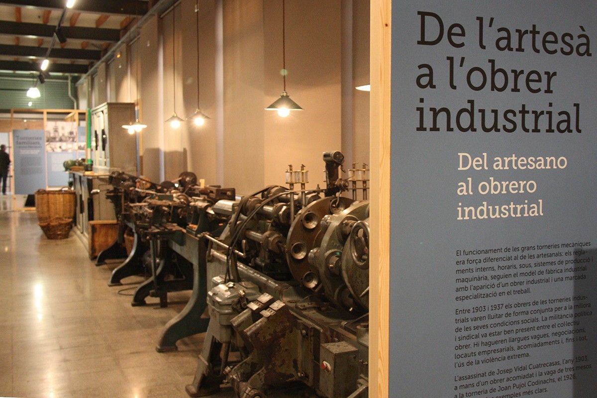 Les màquines que amb la revolució industrial van substituir els antics torns dels artesans