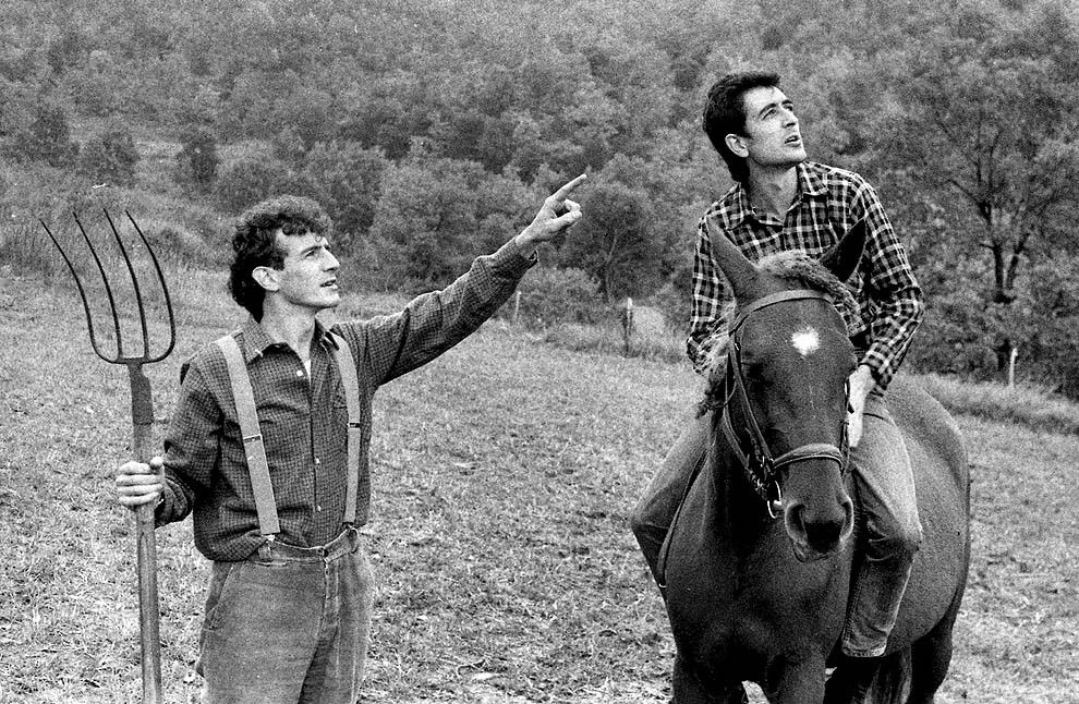 Manolo García i Quimi Portet, l'any 1985 a Sobremunt