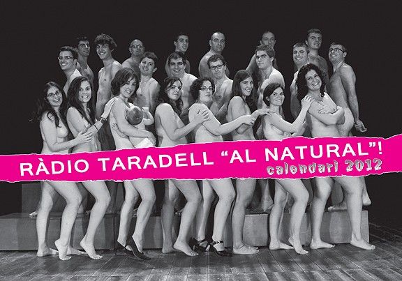 Foto de portada del calendari eròtic de Ràdio Taradell.