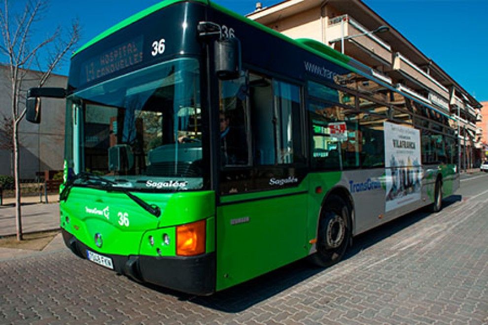 Un autobús de Transports Públics de la Conurbació de Granollers