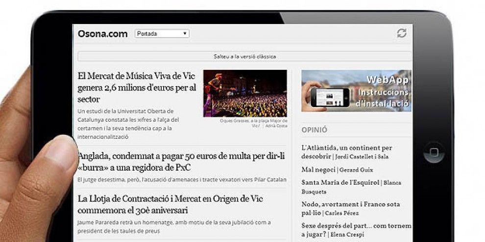 La nova webapp d'Osona.com.