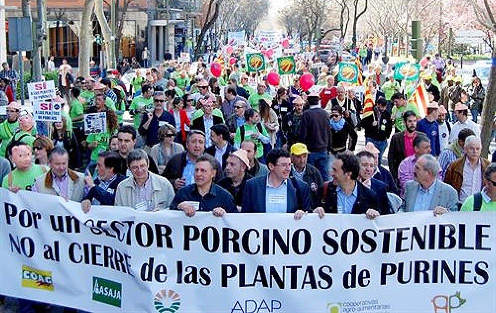 La protesta de ramaders, aquest dimarts a Madrid