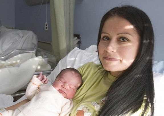 Dan Alvarez Acevedo, primer nadó osonenc de l'any 2008