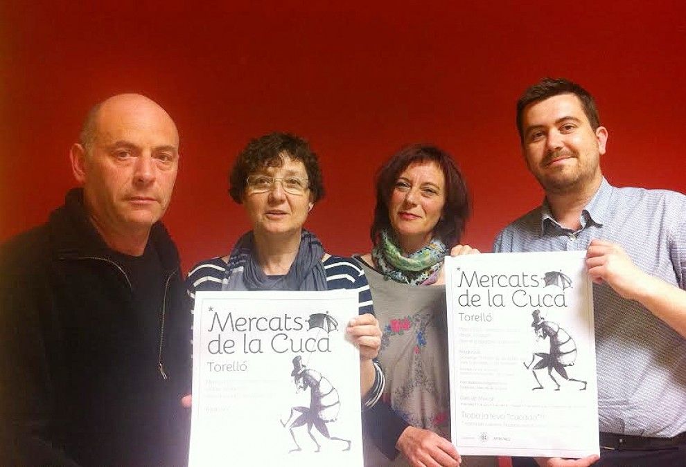 Presentació dels Mercats de la Cuca, amb el regidor Jordi Casals.