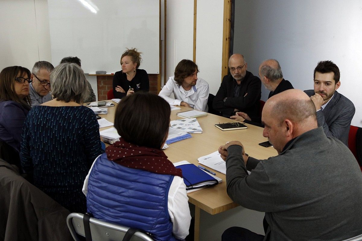 La primera reunió de la Comissió de Coordinació per a la posada en marca del Centre de Formació Integral de Manlleu