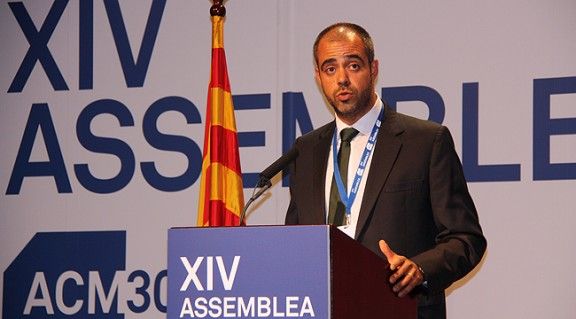 El nou president de l'Associació Catalana de Municipis i alcalde de Premià de Mar, Miquel Buch (CiU).