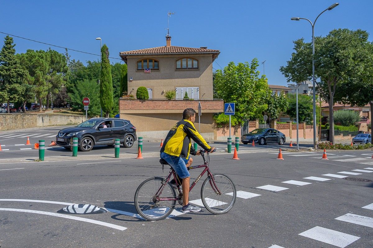 El canvi a la ronda Camprodon de Vic dona prioritat al ciclista