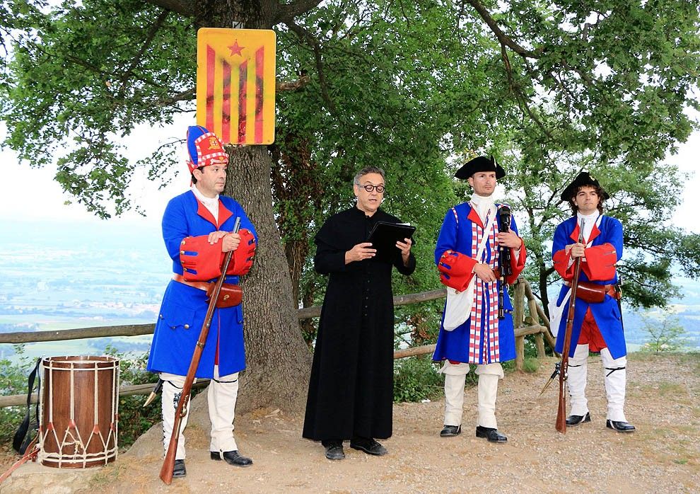 Commemoració del Pacte dels Vigatans a l'ermita de Sant Sebastià.