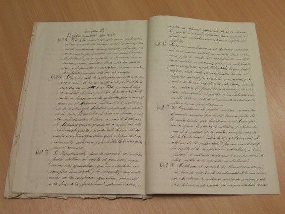 El document recuperat per l'arxiu municipal de Cardedeu