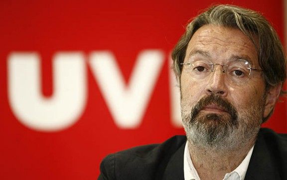 Jordi Montaña, poc després de ser presentent nou rector de la UVic.