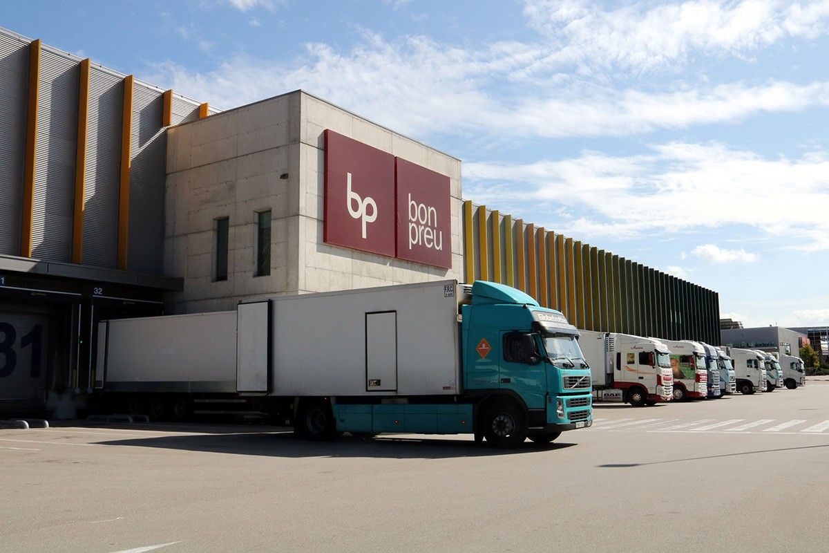 El magatzem logístic que Bon Preu té a Hostalets de Balenyà