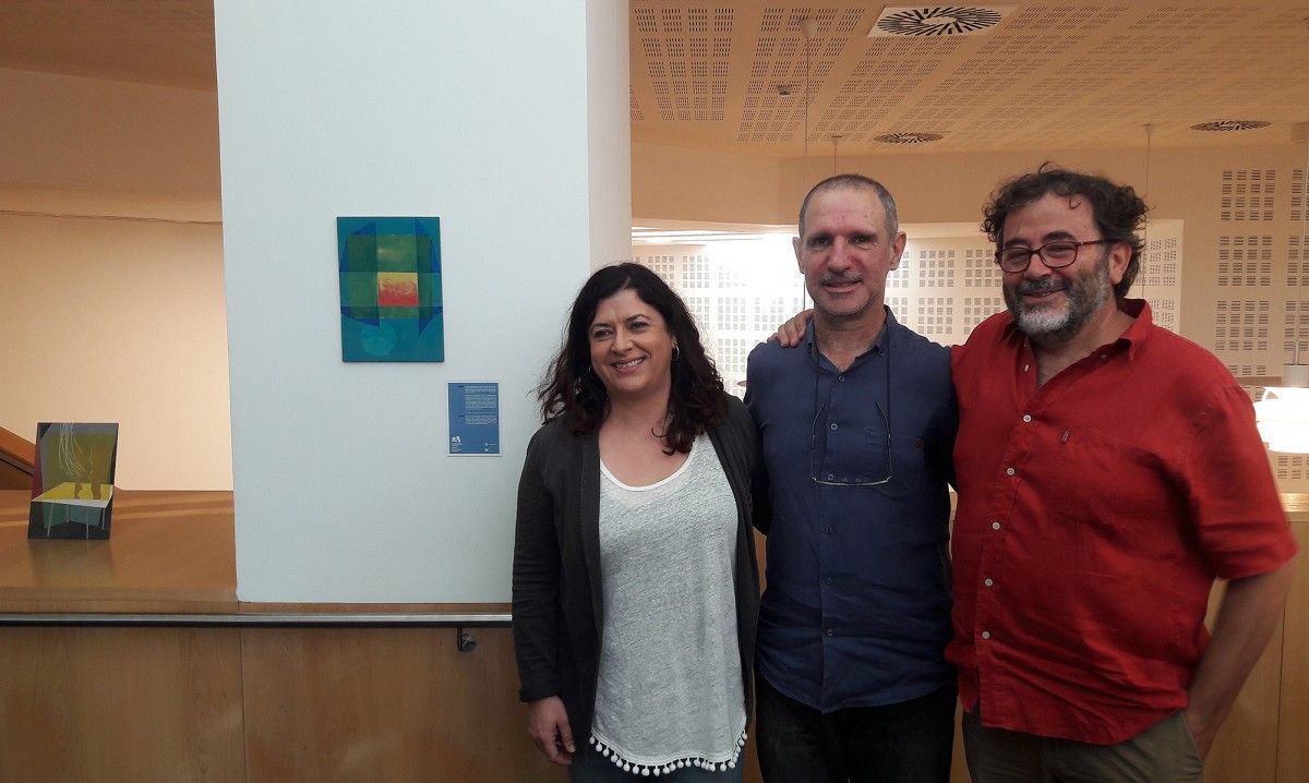 Montse Catllà, Toni Garcia i Marià Dinarès, durant la presentació d'aquest dimecres.