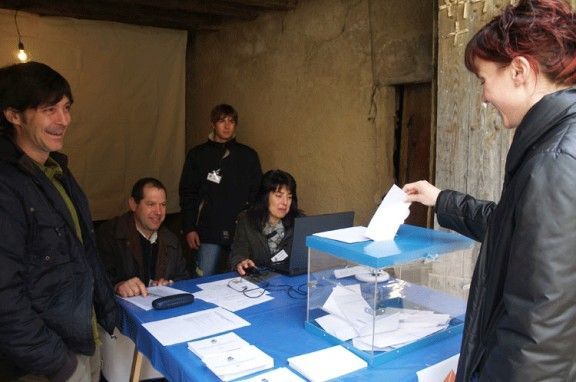 El col·legi electoral d'Oristà.