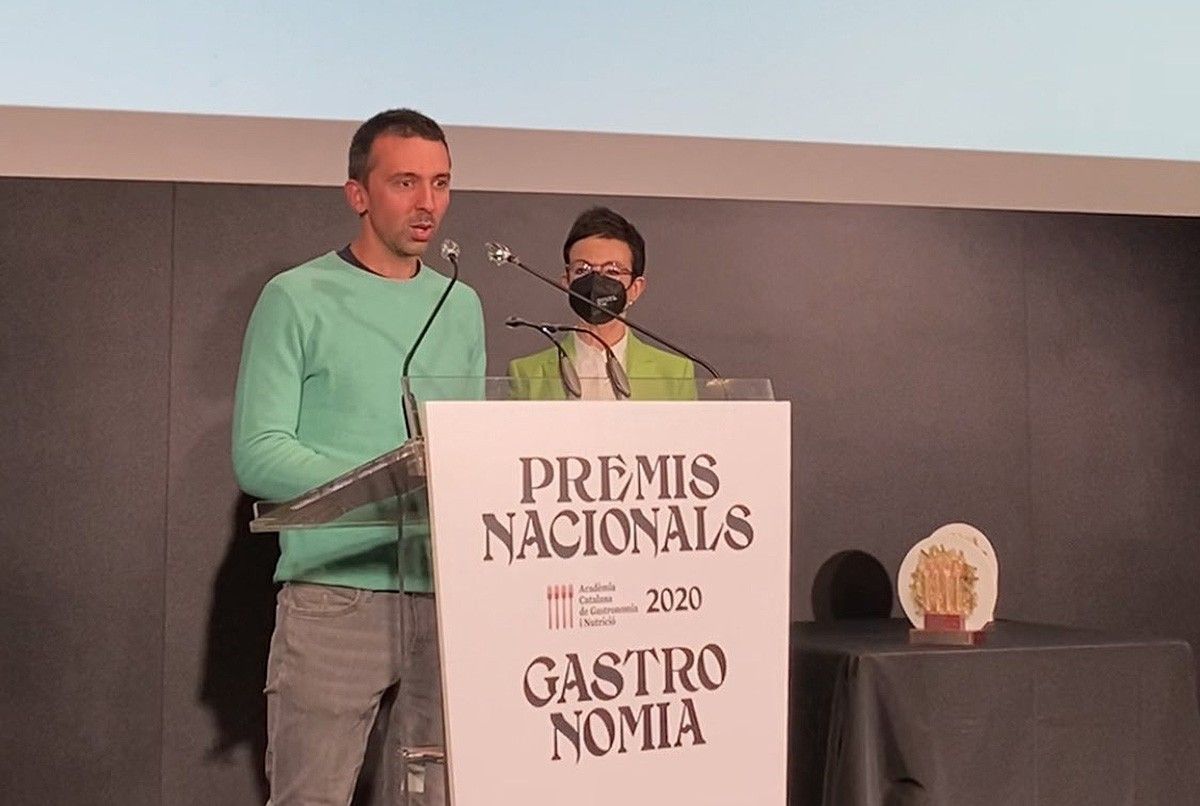 Jordi Coromina, xef del restaurant l'Horta de Tavertet, Premi Revelació 2020