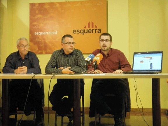 Josep Maria Freixanet, CarlesSanuy i Jordi Casals van presentar ahir, al Casal Republicà Marià Serra i Badell, la campanya Esquerra Compleix.