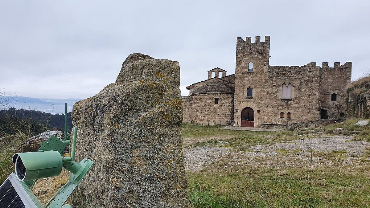 La nova càmera siutada al monestir de Sant Llorenç, a Sant Julià de Vilatorta