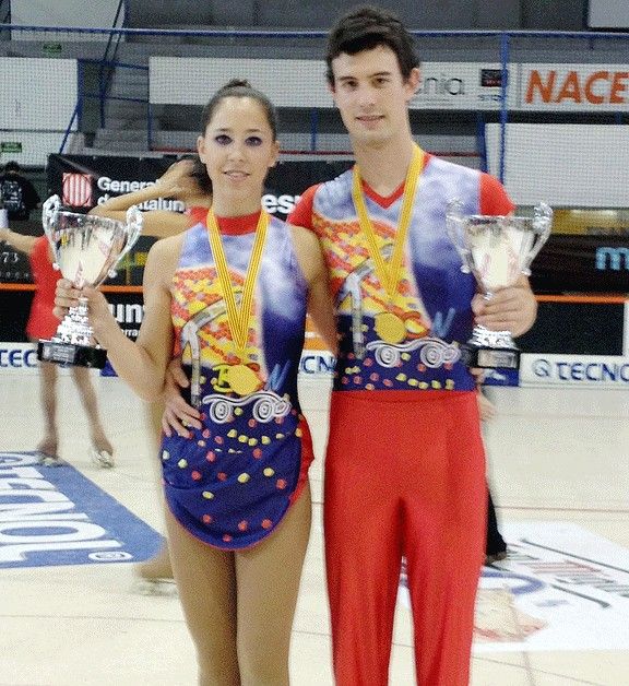 Marina Gibaja i Ivan Dot han aconseguit el Campionat de Catalunya júnior a Reus.