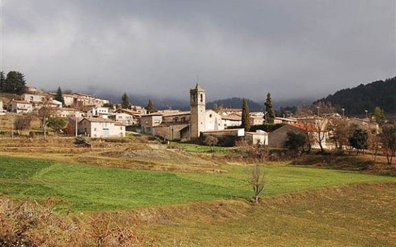 Vista de Santa Maria de Besora.