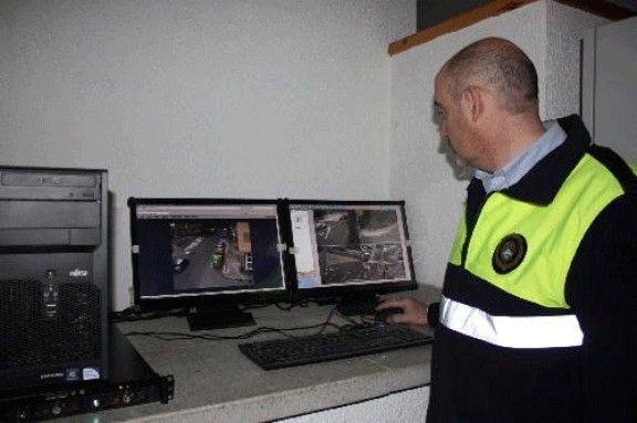 El centre de vigilància de les càmeres de seguretat de Roda de Ter.