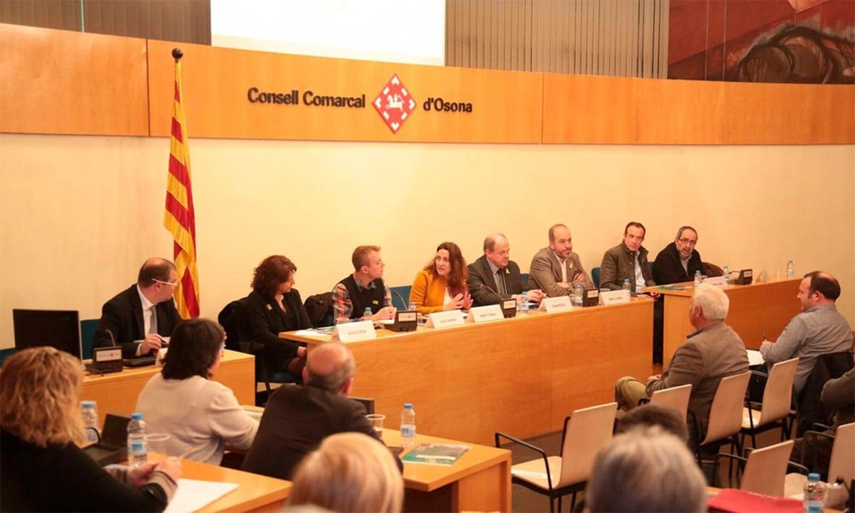 El Consell d'alcaldes i alcaldesses, aquest dimecres passat al Consell Comarcal
