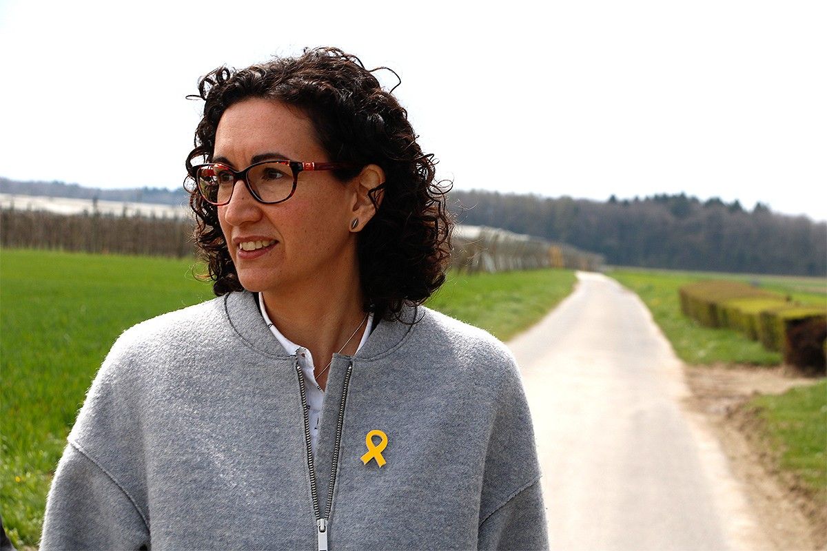 Marta Rovira, entrevistada per l'ACN a Suïssa