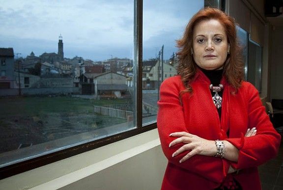 Marisol Morcillo, cap de llista del PP a l'Ajuntament de Manlleu.