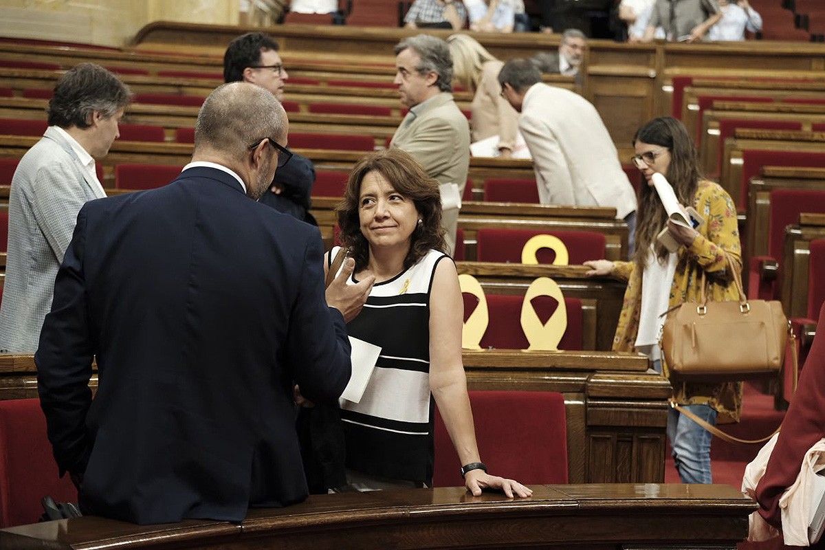 Anna Erra, aquest dimecres al Parlament de Catalunya
