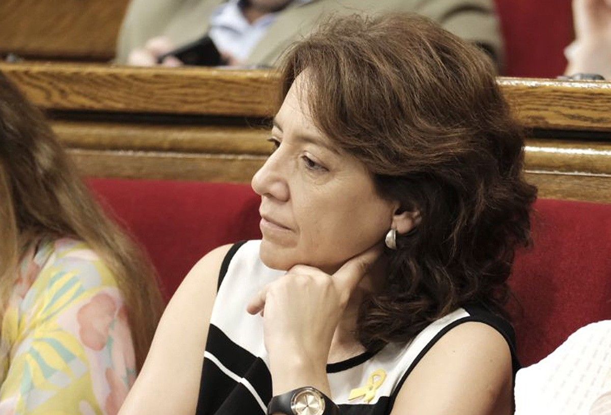 Anna Erra, aquest dimecres al Parlament de Catalunya