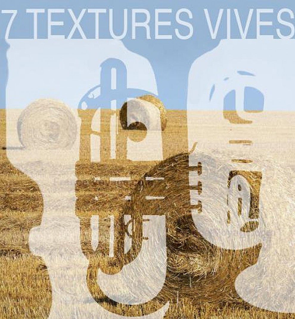 Cartell de '7 textures vives'