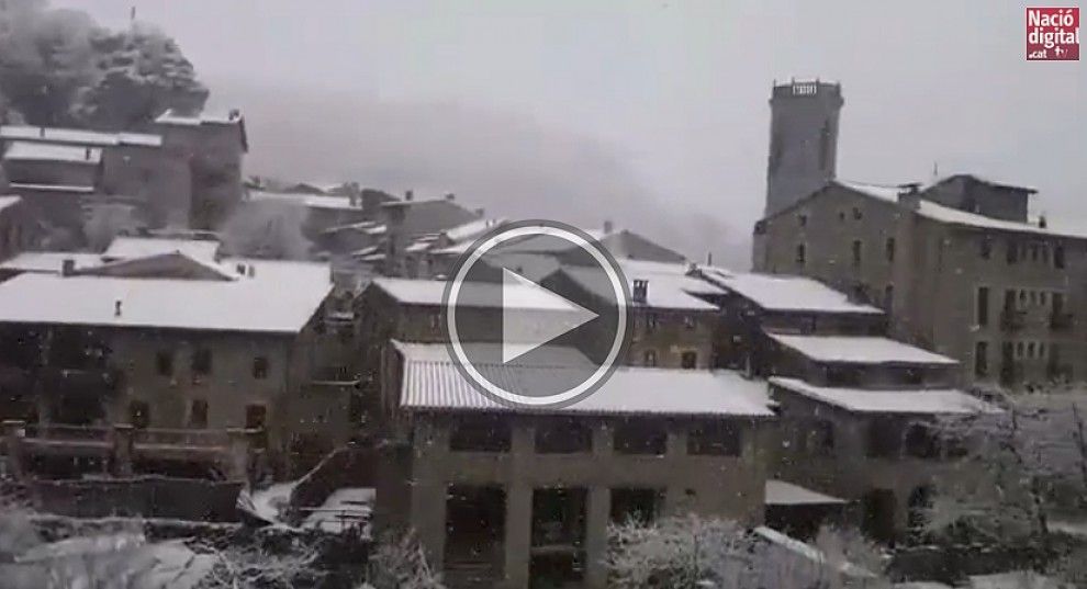Vídeo de la nevada a Rupit