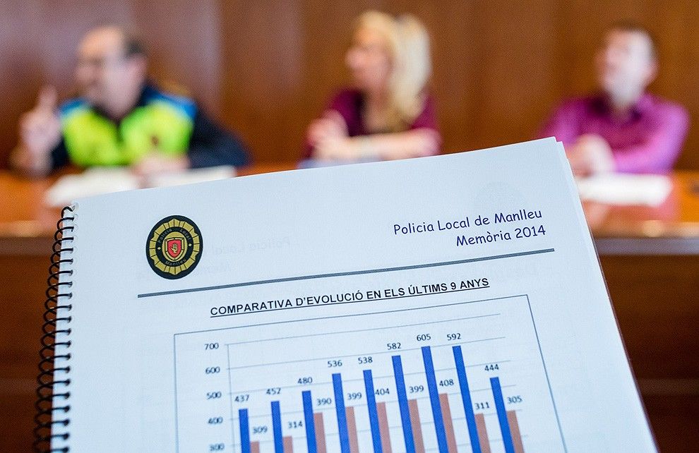 Presentació de la memòria de 2014 de la Policia Local de Manlleu