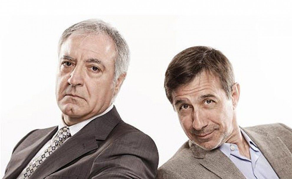 Jordi Bosch i Jordi Boixaderas, en una imatge promocional d'“El crèdit”.