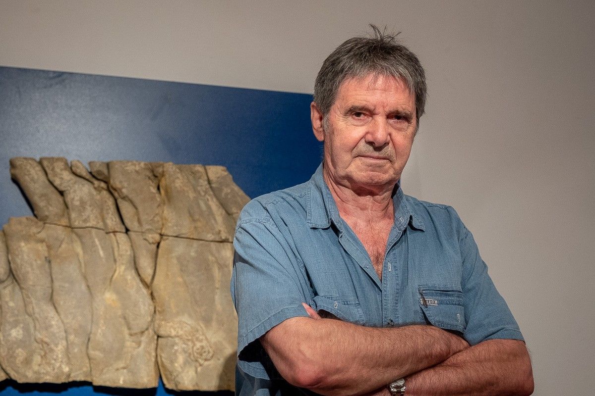 Francesc Farrés ha treballat amb fòssils durant seixanta anys
