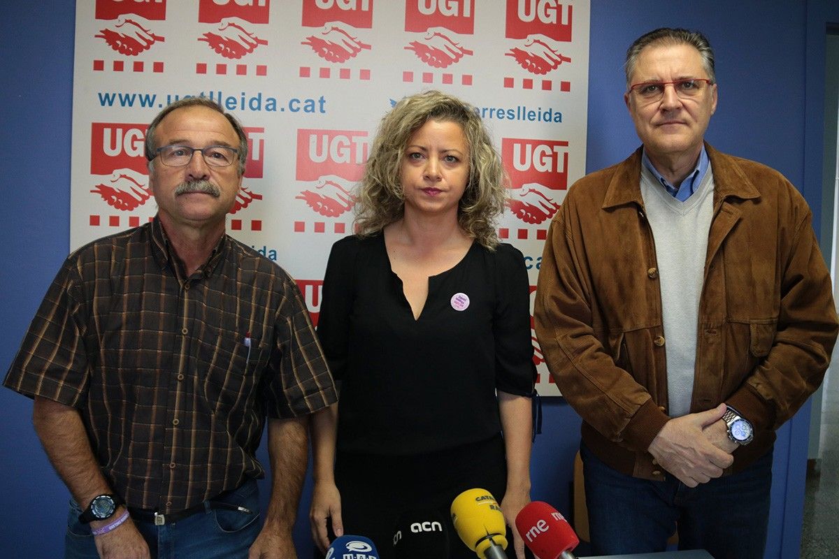 Els responsables de la FICA-UGT de Catalunya i Lleida