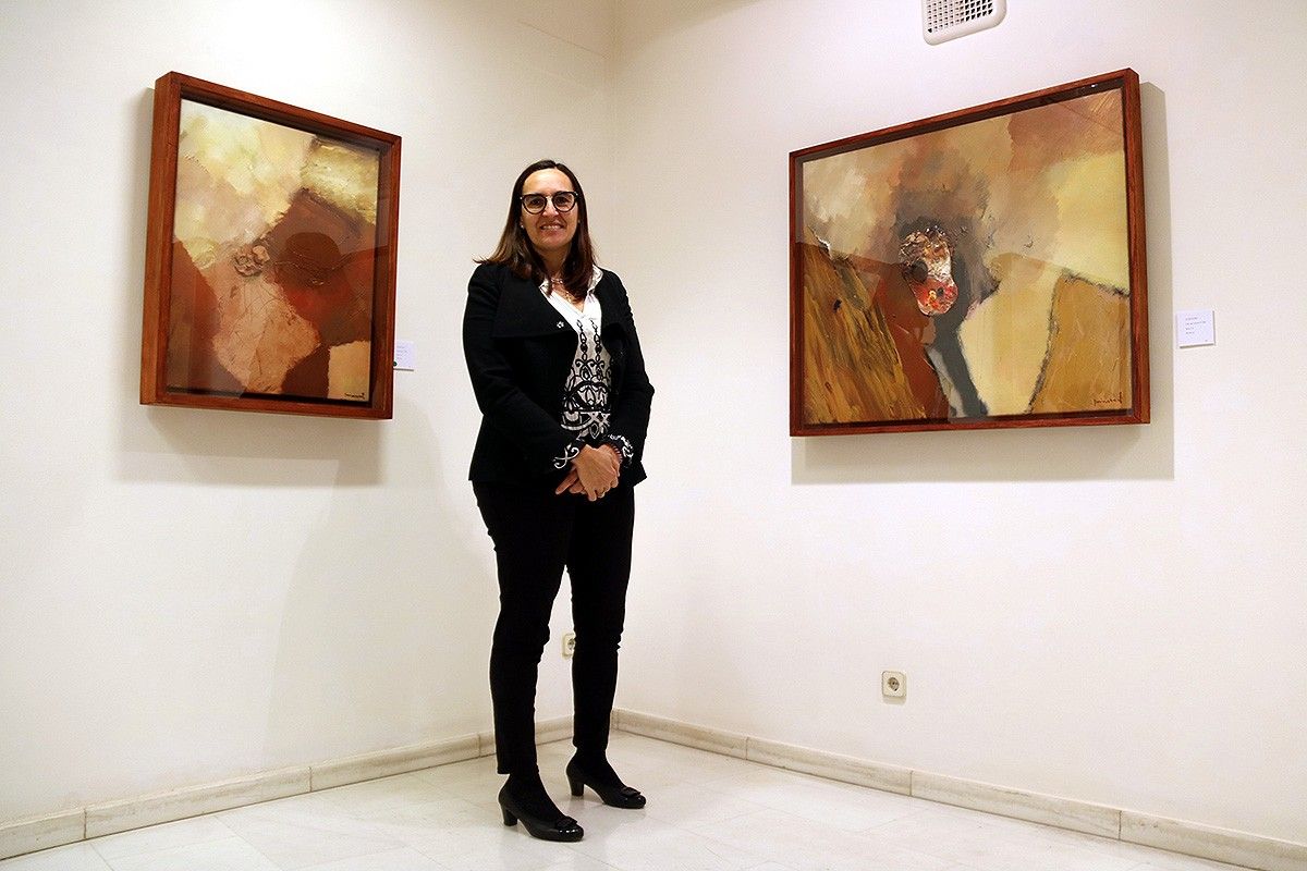 Mita Homs, a la galeria d'art El Carme de Vic