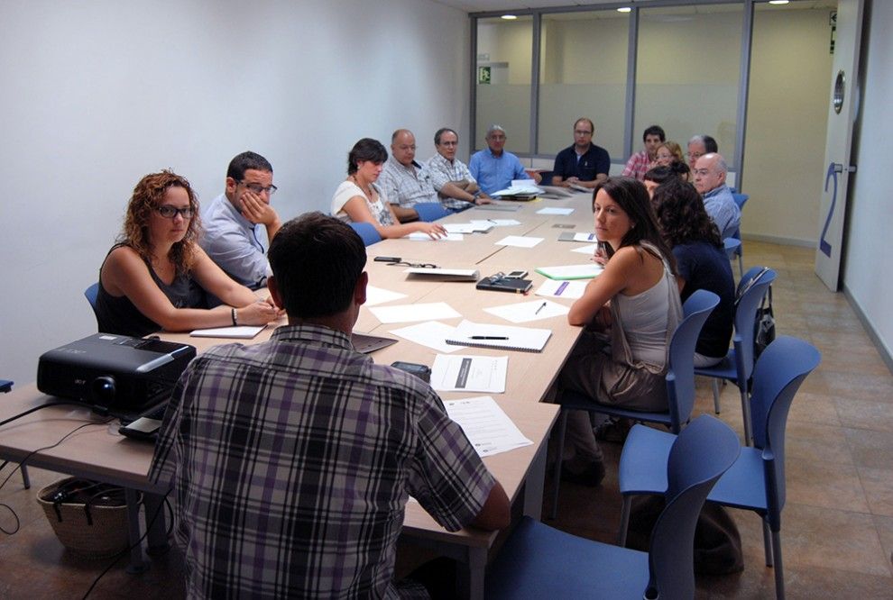 Reunió  del projecte “Valorització dels oficis tèxtils. Berguedà, Moianès i Lluçanès”