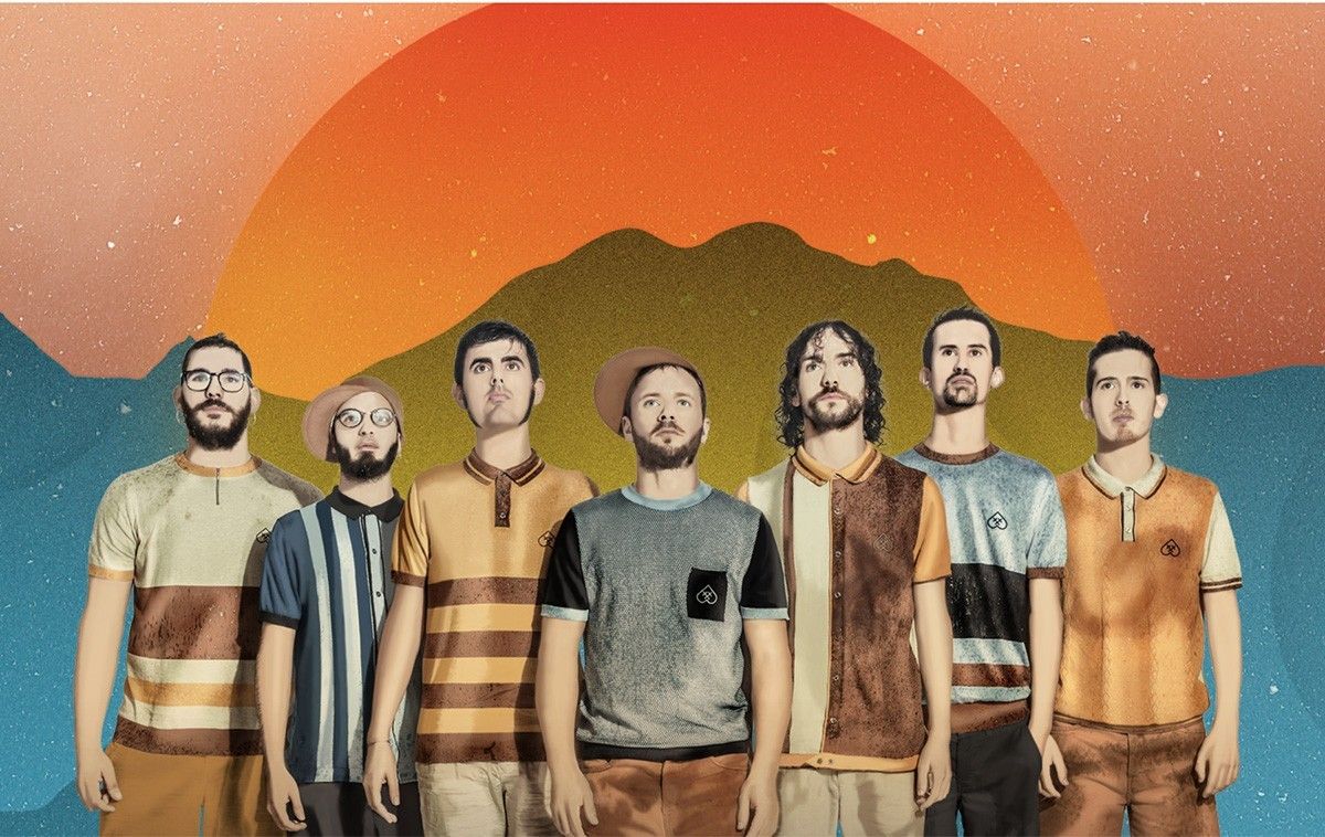 Imatge promocional del nou disc d'Oques Grasses «Fans del Sol»