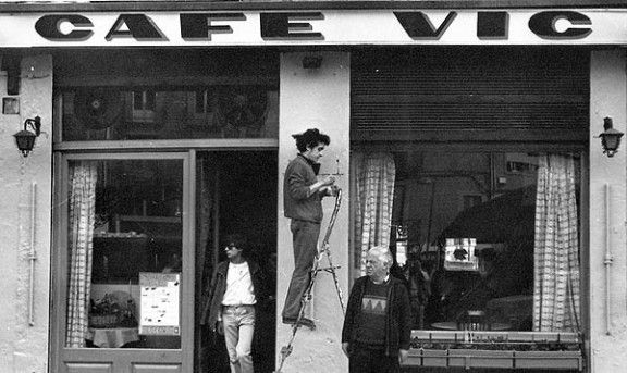 El Cafè Vic, l'any 1980.